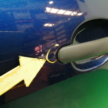 Recambio de puerta delantera izquierda para volkswagen polo (9n3) 1.4 tdi referencia OEM IAM  OBSERVAR FOTOS 