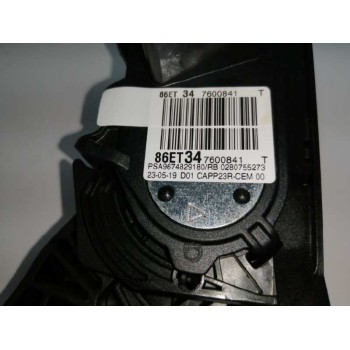 Recambio de potenciometro pedal para peugeot 308 1.2 12v e-thp referencia OEM IAM 9674829180  