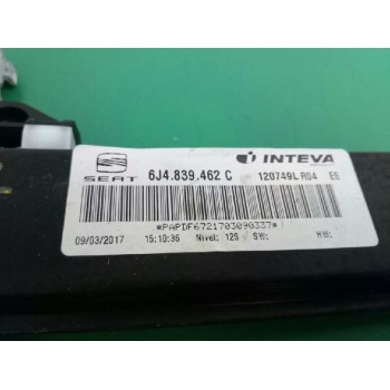 Recambio de elevalunas trasero derecho para seat ibiza (6p1) style referencia OEM IAM FUNDA 6J839462C MANUAL 