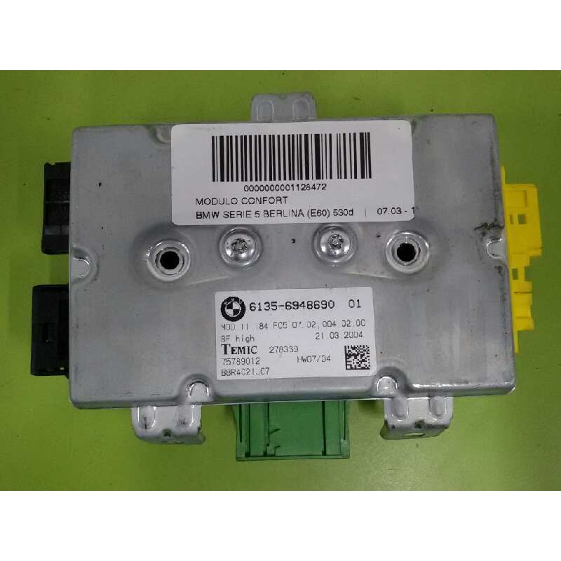 Recambio de modulo confort para bmw serie 5 berlina (e60) 530d referencia OEM IAM 61356948690  