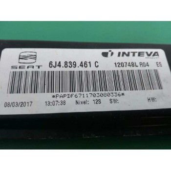 Recambio de elevalunas trasero izquierdo para seat ibiza (6p1) style referencia OEM IAM FUNDA 6J4839461C MANUAL 