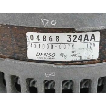 Recambio de alternador para chrysler voyager (rg) 2.4 cat referencia OEM IAM 04868324AA 4210000070 