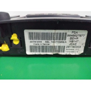 Recambio de mando climatizador para peugeot 307 break/sw (s2) sw referencia OEM IAM 9646627977  