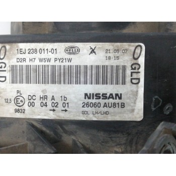 Recambio de faro izquierdo para nissan primera berlina (p12) 2.2 16v turbodiesel cat referencia OEM IAM  XENON SIN CENTRALITA PA