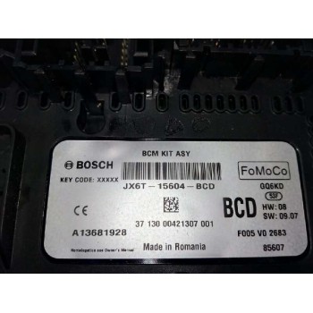 Recambio de caja reles / fusibles para ford focus 1.0 ecoboost cat referencia OEM IAM JX6T15604BCD F005V02683 