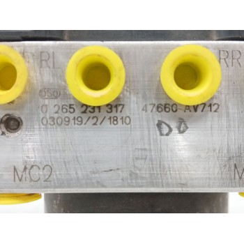 Recambio de abs para nissan primera hatchback (p12) 1.6 referencia OEM IAM 47660AV712  0265231317