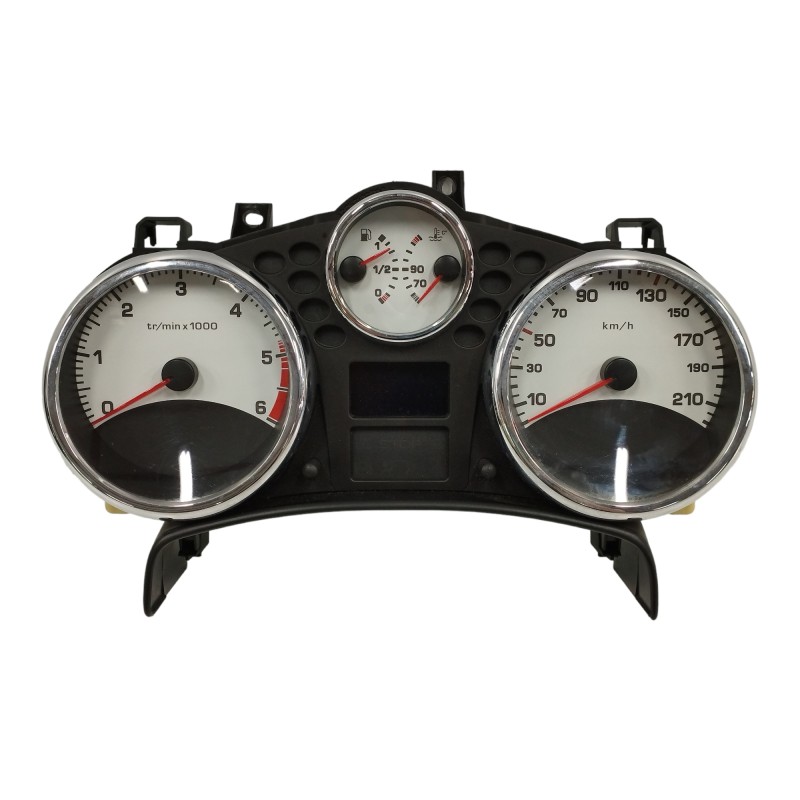 Recambio de cuadro instrumentos para peugeot 207 1.6 hdi referencia OEM IAM 9666749180  