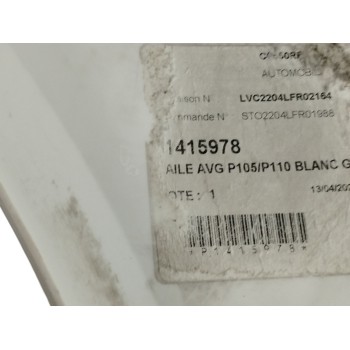 Recambio de aleta delantera izquierda para microcar due 84 / l / pa referencia OEM IAM 1415978  