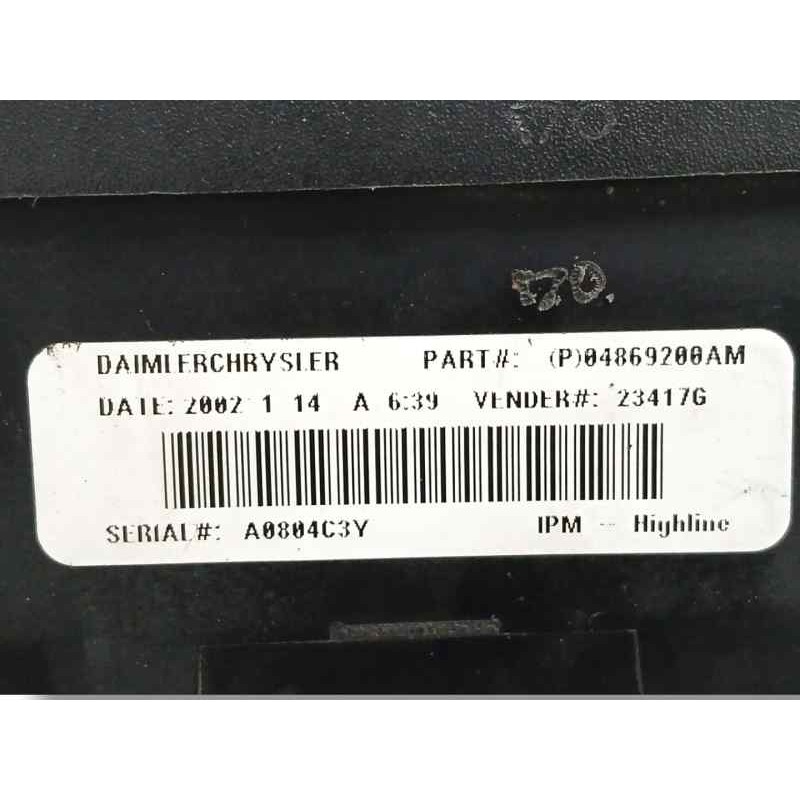 CAJA RELES / FUSIBLES