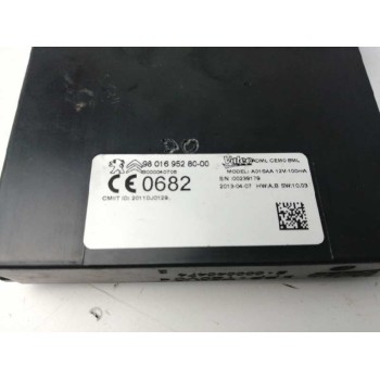 Recambio de modulo electronico para citroën c4 picasso 1.6 e-hdi fap referencia OEM IAM 9801695280 GUIA SOPORTE ROTA 