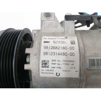 Recambio de compresor aire acondicionado para peugeot 308 sw 1.2 12v e-thp referencia OEM IAM 9812682180 9812314480 
