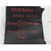 Recambio de cinturon seguridad delantero derecho para nissan primera hatchback (p12) 1.6 referencia OEM IAM 86884AV710  