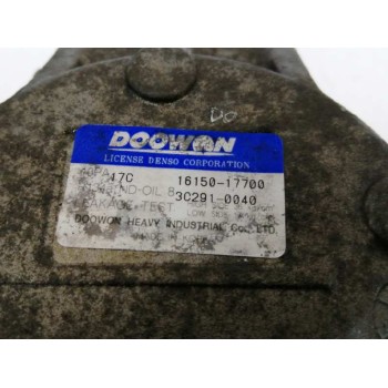 Recambio de compresor aire acondicionado para kia sorento 2.5 crdi ex referencia OEM IAM 1615017700 ENCHUFE DAÑADO 3C2910040