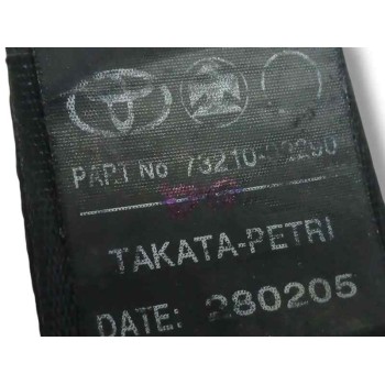 Recambio de cinturon seguridad delantero derecho para toyota corolla (e12) 2.0 turbodiesel cat referencia OEM IAM 7321002290  