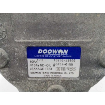 Recambio de compresor aire acondicionado para kia sorento 2.5 crdi referencia OEM IAM 1625023500 OBSERVAR FOTOS 5G1510155