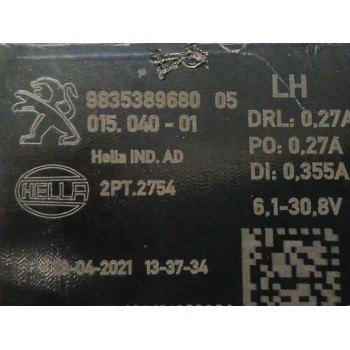 Recambio de piloto delantero izquierdo para peugeot 308 iii (fb_, fh_, fp_, f3_, fm_) bluehdi 130 (fbyhzl, fbyhzt) referencia OE