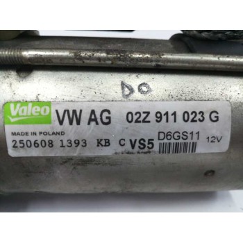 Recambio de motor arranque para volkswagen golf plus (5m1) 1.4 16v tsi referencia OEM IAM 02Z911023G  