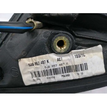 Recambio de retrovisor izquierdo para seat toledo (kg3) 1.4 tdi referencia OEM IAM 5JB857407K 6 CABLES 