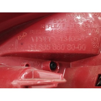 Recambio de piloto trasero izquierdo para peugeot 207 1.6 hdi referencia OEM IAM 9686566080  