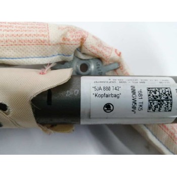 Recambio de airbag cortina delantero derecho para seat toledo (kg3) 1.4 tdi referencia OEM IAM 5JA880742  