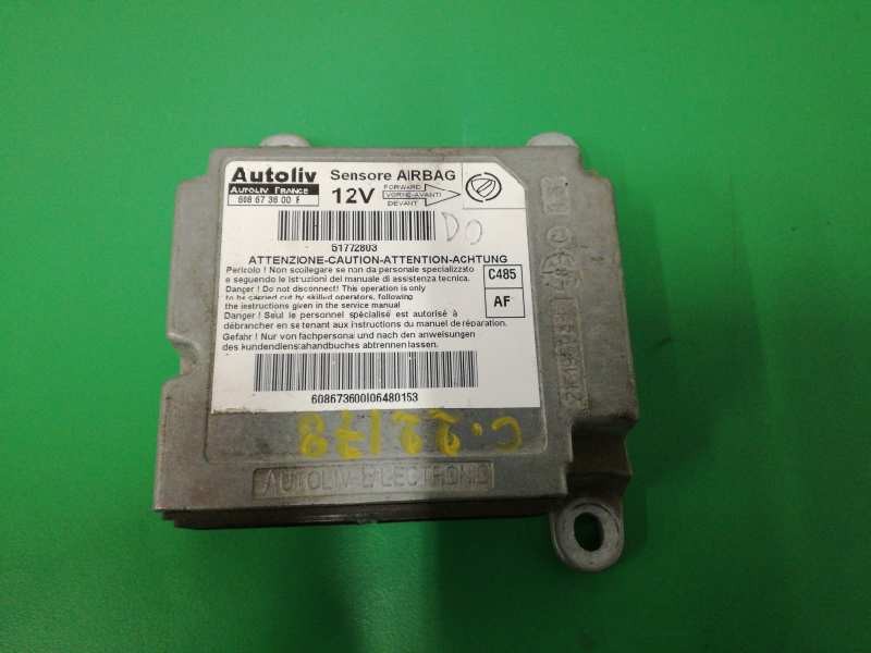 Recambio de centralita airbag para fiat doblo (119) 1.3 16v jtd cat referencia OEM IAM 51772803  