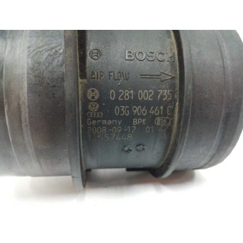 Recambio de caudalimetro para volkswagen passat berlina (3c2) 2.0 tdi referencia OEM IAM 03G906461C 0281002735 