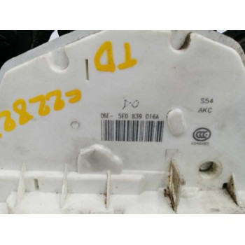 Recambio de cerradura puerta trasera derecha para seat toledo (kg3) 1.4 tdi referencia OEM IAM 5E0839016A  