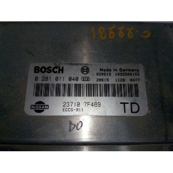 Recambio de centralita motor uce para nissan terrano/terrano.ii (r20) 2.7 turbodiesel referencia OEM IAM 237107F469 0281011040 