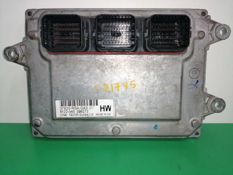 Recambio de centralita motor uce para honda civic berlina 5 (fk) 1.8 vtec cat referencia OEM IAM 37820RSAG43  
