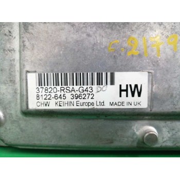 Recambio de centralita motor uce para honda civic berlina 5 (fk) 1.8 vtec cat referencia OEM IAM 37820RSAG43  