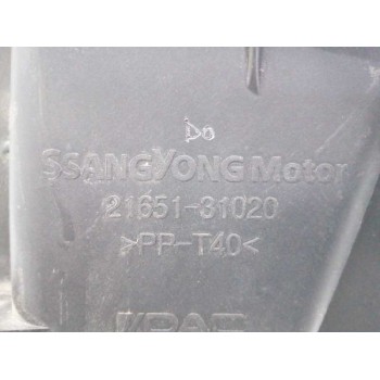 Recambio de canalizador de aire para ssangyong actyon 2.0 td cat referencia OEM IAM 2165131020 OBSERVAR FOTOS 