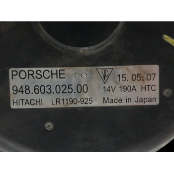 Recambio de alternador para porsche cayenne (typ 9pa1) s referencia OEM IAM 94860302500 190A 