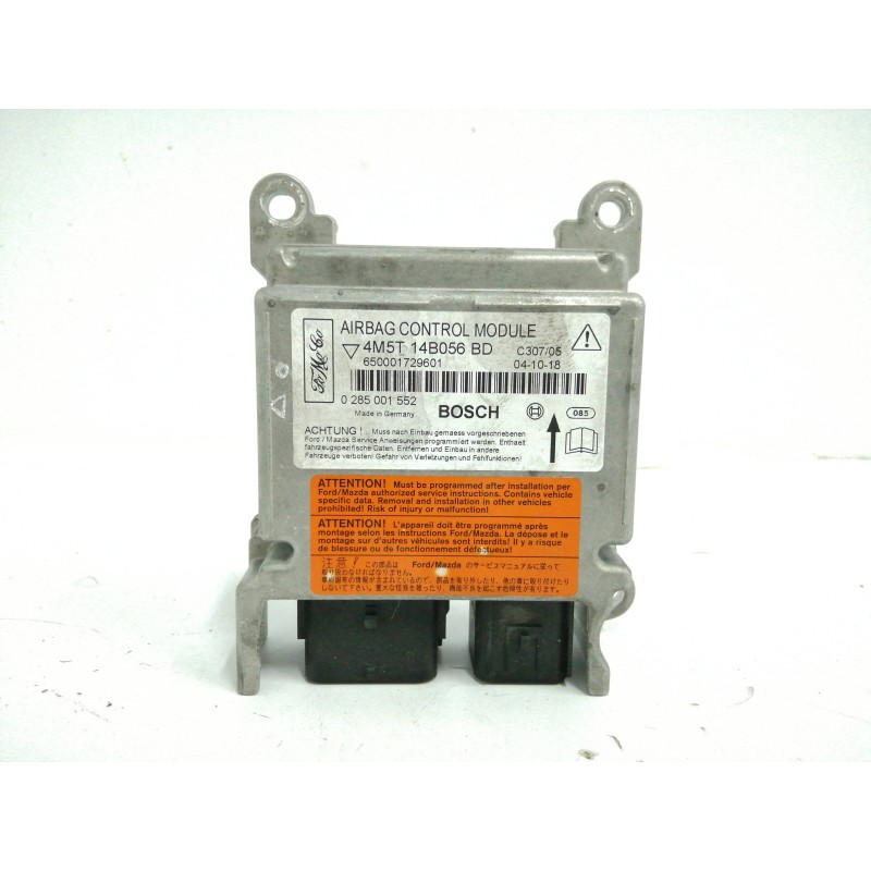 Recambio de centralita airbag para ford focus berlina (cap) 1.8 tdci turbodiesel cat referencia OEM IAM 4M5T14B056BD 0285001552 