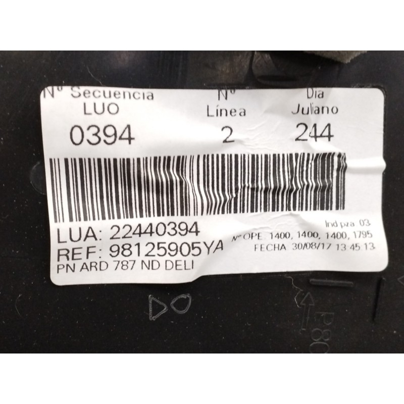 GUARNECIDO PUERTA TRASERA DERECHA