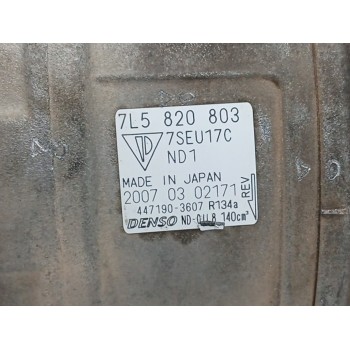 Recambio de compresor aire acondicionado para porsche cayenne (typ 9pa1) s referencia OEM IAM 7L5820803 7SEU17C 4471903607