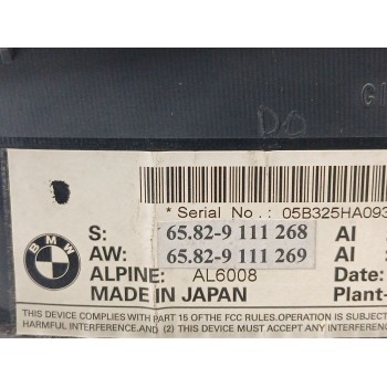 Recambio de pantalla multifuncion para bmw 5 touring (e61) 520 d referencia OEM IAM 65829111268  65829111269