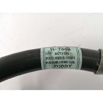 Recambio de tubos aire acondicionado para ssangyong actyon 2.0 td cat referencia OEM IAM 6861031001  