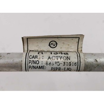 Recambio de tubos aire acondicionado para ssangyong actyon 2.0 td cat referencia OEM IAM 6863031016  