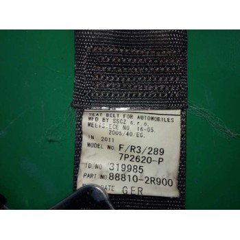 Recambio de cinturon seguridad delantero izquierdo para hyundai i30 1.4 cat referencia OEM IAM 888102R900  
