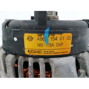 Recambio de alternador para ssangyong actyon 2.0 td cat referencia OEM IAM A6641540102 115A 