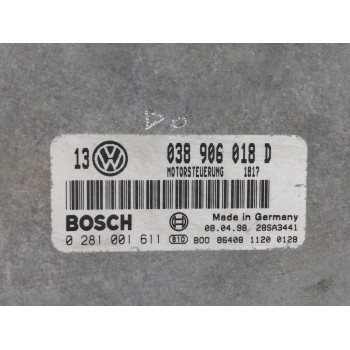 Recambio de centralita motor uce para volkswagen golf iv berlina (1j1) 1.9 tdi referencia OEM IAM 038906018D 0281001611 