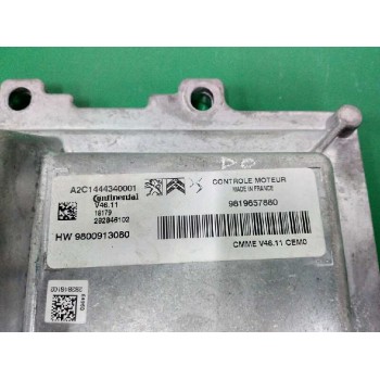 Recambio de centralita motor uce para citroën c3 1.2 12v vti referencia OEM IAM 9819657880 A2C1444340001 