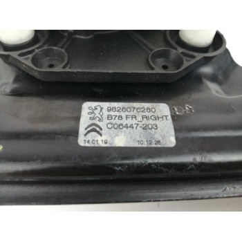 Recambio de elevalunas delantero derecho para citroën c4 grand picasso 1.2 12v e-thp referencia OEM IAM 9826076280 9825709680 