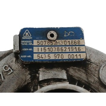 Recambio de turbocompresor para renault clio ii fase ii (b/cb0) 1.5 dci diesel referencia OEM IAM 54359700011 507852H301868 