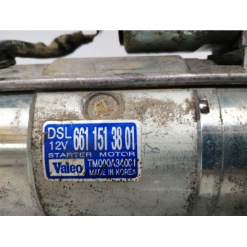 Recambio de motor arranque para ssangyong actyon 2.0 td cat referencia OEM IAM 6611513801 TM000A34001 