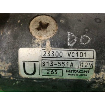 Recambio de motor arranque para nissan patrol gr (y61) 3.0 16v turbodiesel cat referencia OEM IAM 23300VC101 S13551A 