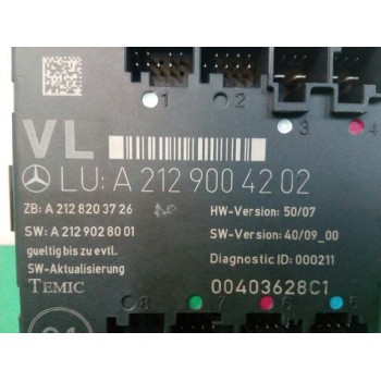 Recambio de modulo electronico para mercedes-benz clase c (w204) familiar 250 t cdi blueefficiency (204.203) referencia OEM IAM 