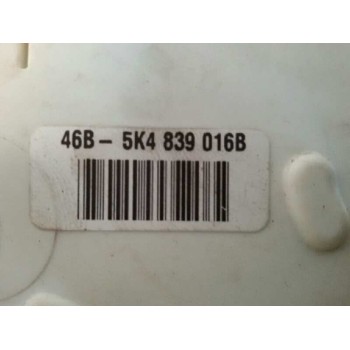 Recambio de cerradura puerta trasera derecha para volkswagen golf vi (5k1) sport referencia OEM IAM 5K4839016B  
