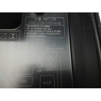 Recambio de caja reles / fusibles para toyota rav 4 2.2 d-4d cat referencia OEM IAM 8266242401  