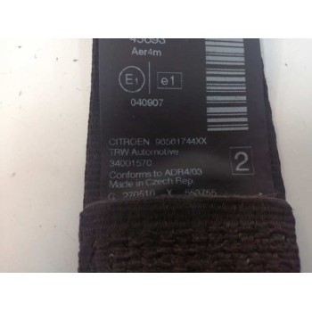 Recambio de cinturon seguridad trasero izquierdo para citroën c5 station wagon 2.0 hdi fap referencia OEM IAM 96561744XX  